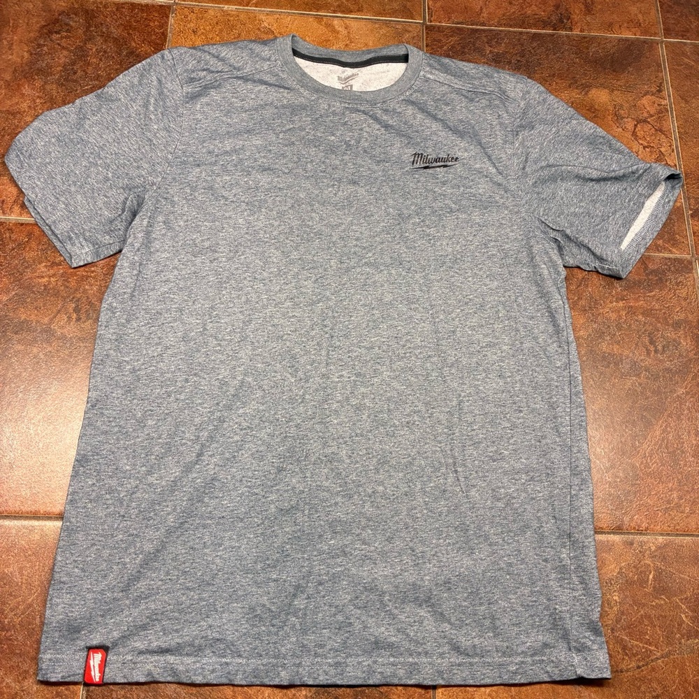 Milwaukee Light Blue Short Sleeve Tee